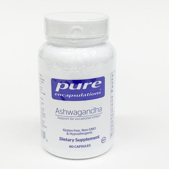 Image of a bottle of Pure Encapsulations Ashwagandha